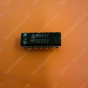 MPQ2222 | TRANS 4NPN 40V 0.5A (PK OF 5)