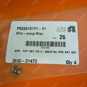 3690-01473 | SCR CAP SKT HD 2-56X3/16L HEX SKT SST P/N 3690-01473 (PKG OF 4)