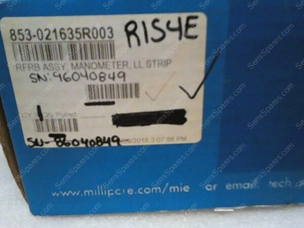 853-021635-003 | ASSY, MANOMETER, LL STRIPPER