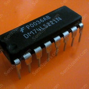 DM74LS221N | DUAL NON-RETRIGGERABLE ONE-SHOT WITH CLEAR AND COMPLEMENTARY OUTPUTS , DIP-16