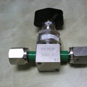 038819 | FUJIKIN 038819 1/4 TURN MANUAL VALVE 1/4 316L-P STAINLESS DIAPHRAGM VALVE