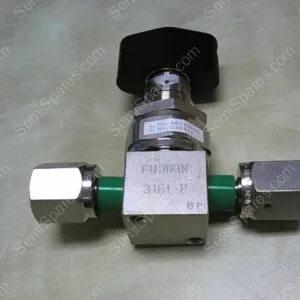 038819 | FUJIKIN 038819 1/4 TURN MANUAL VALVE 1/4 316L-P STAINLESS DIAPHRAGM VALVE
