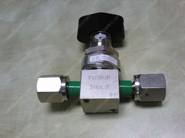 038819 | FUJIKIN 038819 1/4 TURN MANUAL VALVE 1/4 316L-P STAINLESS DIAPHRAGM VALVE