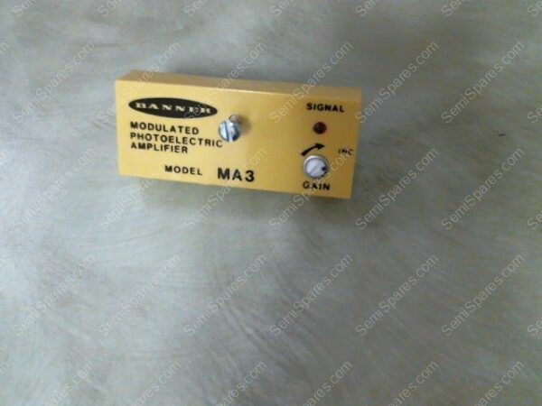 MA3 | BANNER MODULATED PHOTOELECTRIC AMPLIFIER MODEL MA3 9518A