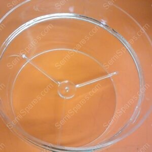 716-023634-008 | FUNNEL,QRTZ 8"", SOFT ETCH