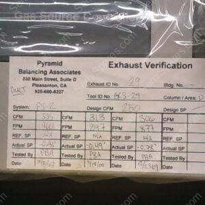 TM-2001-00 | CONTROLLER, P/N SIL-1121 AUTO PURGE, LNX, S/N 61787