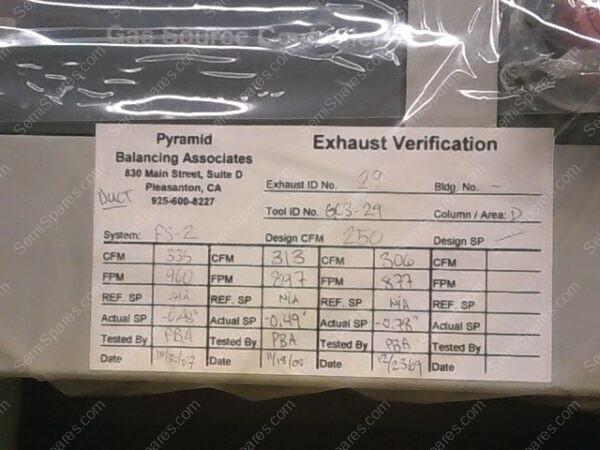 TM-2001-00 | CONTROLLER, P/N SIL-1121 AUTO PURGE, LNX, S/N 61787
