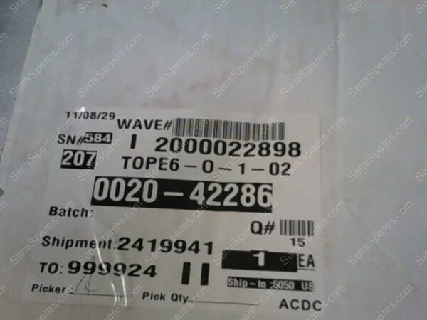 DO-0260-00 | PLATE,PERFORATED,6 ECWXZ,0020-42286, C3