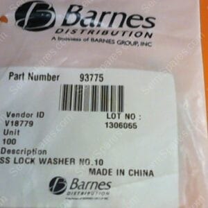 61866232 | SS LOCK WASHER - NO. 10