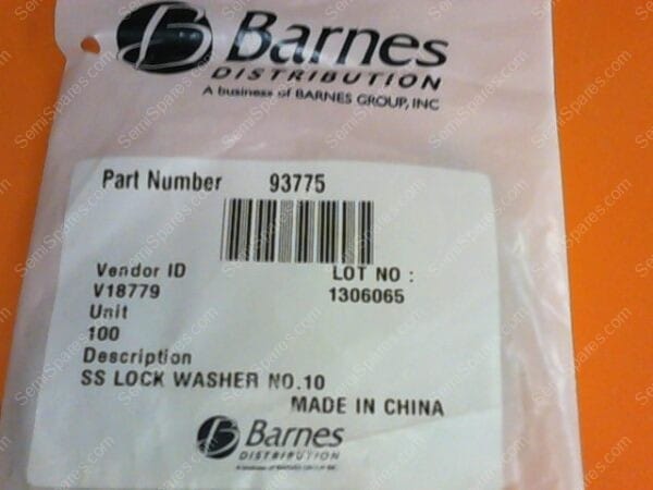 61866232 | SS LOCK WASHER - NO. 10