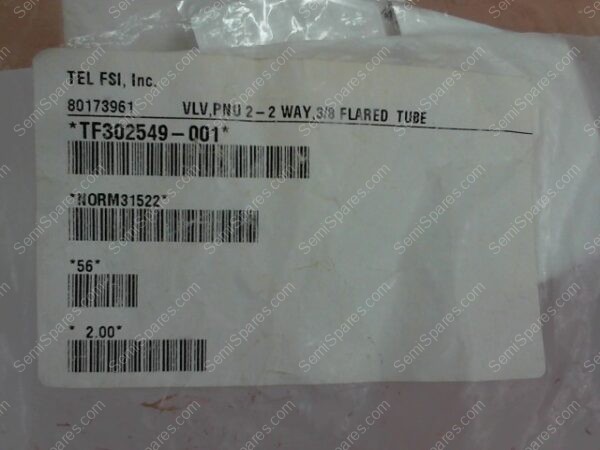 VL-9040-00 | VALVE,BULKFILL #302549-001,2WAY.NC