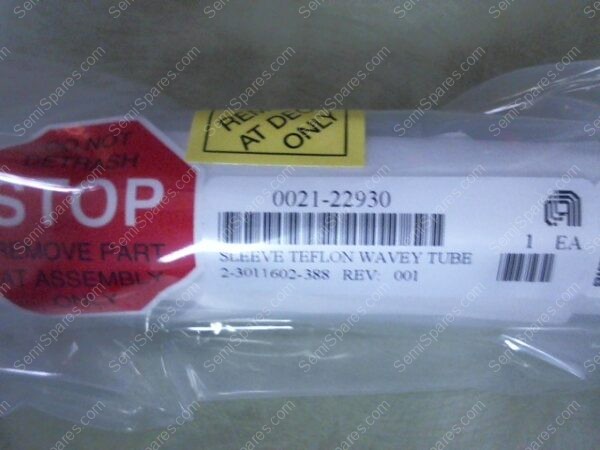 0021-22930 | APPLIED MATERIALS SLEEVE TEFLON PN/0021-22930 2-3011602-388 REV-001