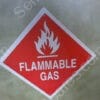 FLAMMABLE GAS | D.O.T FLAMMABLE GAS PLACARD