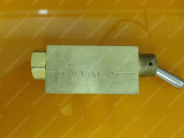 VL-5100-00 | VALVE, MJTV, CLIPPARD W/TOGGLE, 3WAY