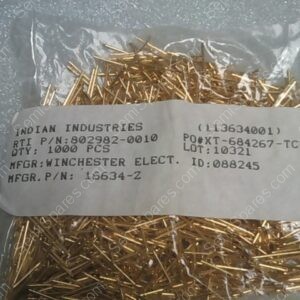 16634-Z | WINCHESTER ELECT, INDIAN INDUSTRIES, GOLD PLATED SOLID PINS, RTI PN: 802982-0010