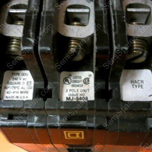 MJ-5408 | SQUARE D 30 AMP CIRCUIT BREAKER TYPE QOU MJ-5408 3 POLE 240VAC