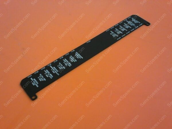 714-013638-001 | PLATE VALVE LABEL SMC-NARROW