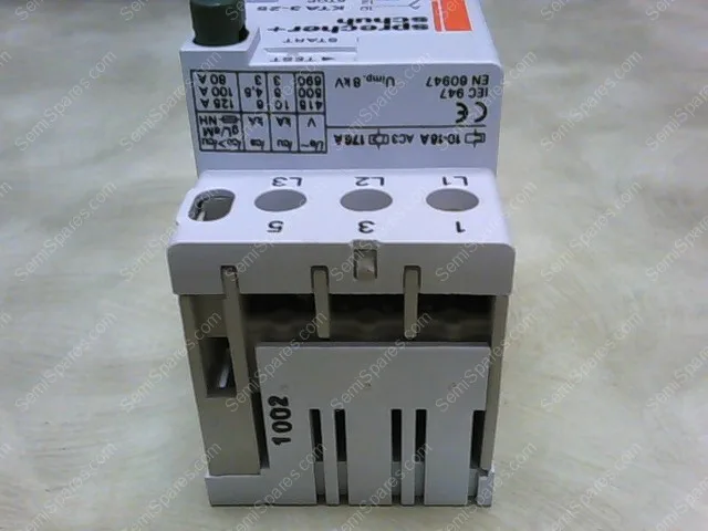 KTA3-25-16A | SPRECHER & SCHUH KTA3-25-16A, KTA32516A,MOTOR STARTER PROTECTOR 1-1.6 AMP, 3 POLE 1/3 PHASE 380/660 VAC - Image 2