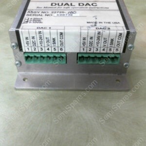 22725-100 | ANAFAZE MEASUREMENT & CONTROL DUAL DAC 22725-100 SN/X00739