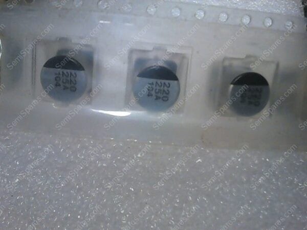 ECE-V1EA221UP | CAP ALUM 220UF 20% 25V SMD - Image 2