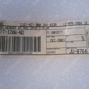 1803277 | CONN HEADER RT ANG 2POS 3.81MM, DIGI-KEY PN: 277-1206-ND