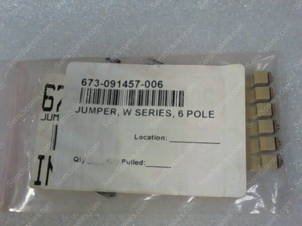 673-091457-006 | JUMPER, W SERIES, 6 POLE