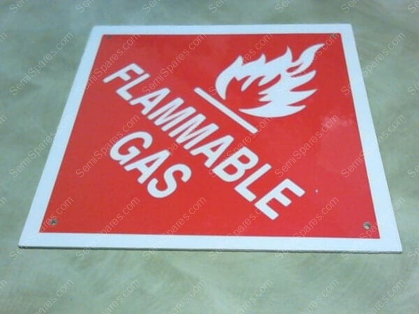 FLAMMABLE GAS | D.O.T FLAMMABLE GAS PLACARD - Image 2