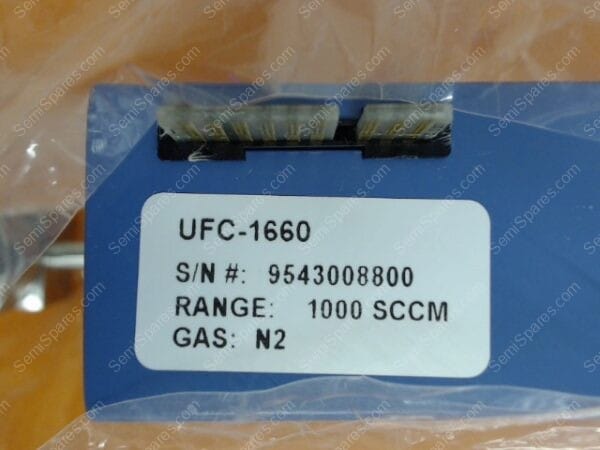 UFC-1660 | MASS FLOW CONTROLLER METAL SEAL,000SCCM,N2,S/N9543008800
