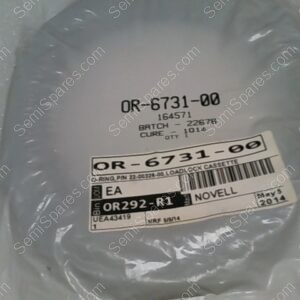 OR-6731-00 | O RING P/N 22-00326-00 LOAD LOCK