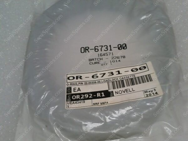 OR-6731-00 | O RING P/N 22-00326-00 LOAD LOCK