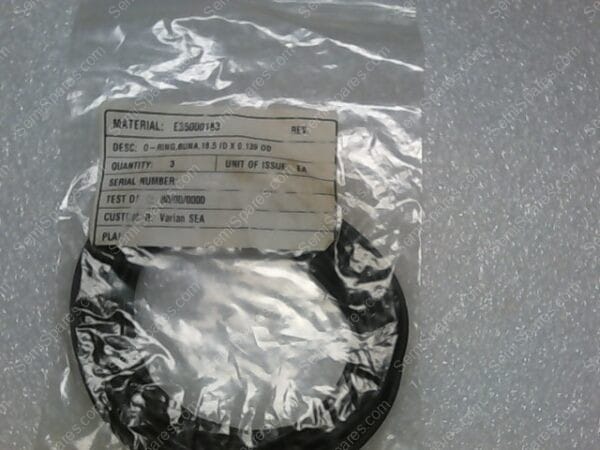 E35000183 | O-RING, BUNA, 18.5 ID X 0.139 OD - Image 2