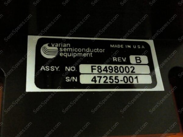 F8498002 | PNEUMATIC VALVE ASSY, BUTTER