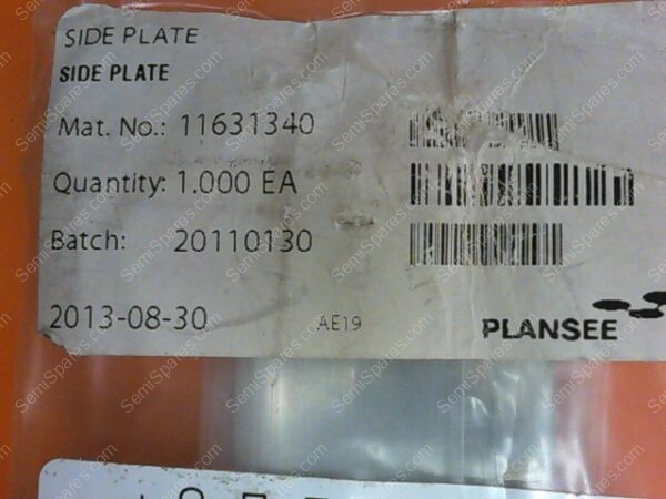HC-0709-10 | SIDE PLATE TUNGSTEN,11631340