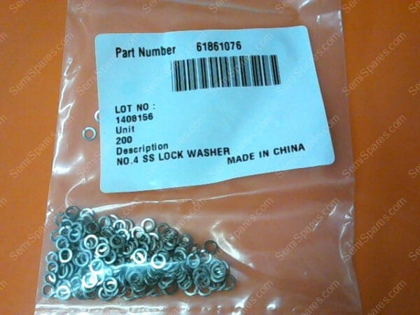 61861076 | SS LOCK WASHER 61861076 (PACKAGE OF 200)