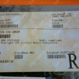 555-2003F | RED DIFFUSED DIALIGHT LED CIRCUIT BOARD INDICATORS (PK OF 8)