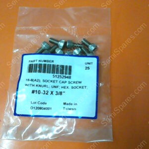 51252948 | SOCKET CAP SCREW WITH KNURT; UNF; HEX. SOCKET #10-32 X 3/8" PN/51252948 (PACK OF 25)