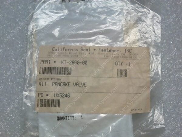 KT-2860-00 | KIT,PANCAKE VALVE