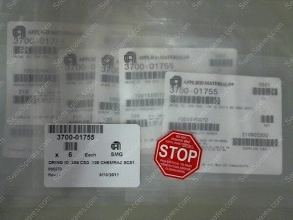 3700-01755 | ORING ID .359 CSD .139 CHEMRAZ SC5113 DURO WHITE