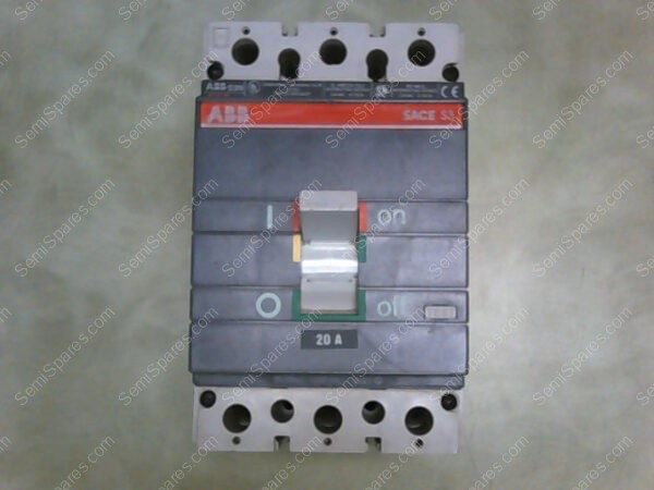 SACE S3N | ABB SACE S3 S3N CIRCUIT BREAKER 3 POLE UNIT ISSUE NO. SR-318 TYPE S3N 600VAC 40 DEGREES C
