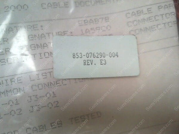 853-076290-004 | ASSY,CA, VAC/OVER PRES I/F
