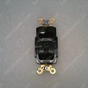 BR15BLK | 15A, 125V, DUPLEX STRAIGHT BLADE COMMERCIAL GRADE