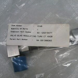 50-120215A77 (SS-4BMRC-V51) | VALVE-BLWS-REGULATING-TURN CT KNOB, PARENT PART NUMBER: WA-091386D62