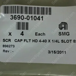 3690-01041 | SCR CAP FLT HD 4-40 X 1/4L SLOT 82D