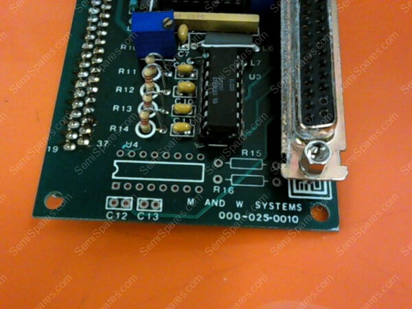 000-025-0010 | M&W SYSTEMS 000-025-0010 SINGEL CHANNEL PCB INTERFACE - Image 3