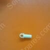 BF-0125-00 | PLUG,MTLLP-1,W/LOCK RING,WHITE NYLON