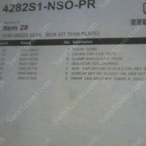 4282S1-NSO-PR | KIT 0240-30638 (4-6" BASIC CHMBR),P/N 4282S1-NSO-PR