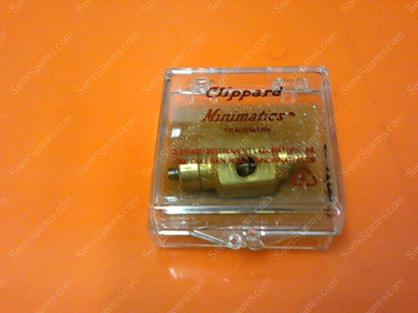 MNV-3 | CLIPPBOARD MINIMATICS TRADEMARK BRASS BODY STAINLESS STEEL NEEDLE NITRILE SEAL - Image 2