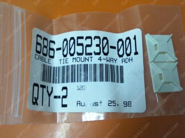 686-005230-001 | CABLE  TIE MOUNT 4-WAY ADH - Image 3