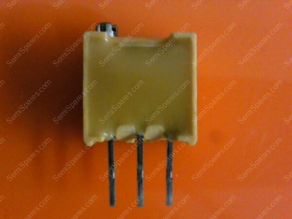 64T104 | 3/8" SQUARE CERMET POTENTIOMETER 25-TURN 1/2W - Image 2