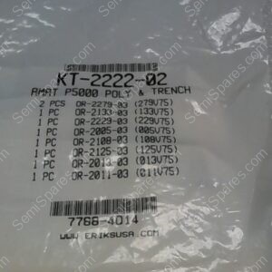 KT-2222-02 | AMT P5000 POLY TRENCH,O RING KIT